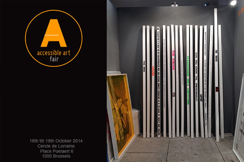 ACCESSIBLE ART FAIR BRUSSELS 2014